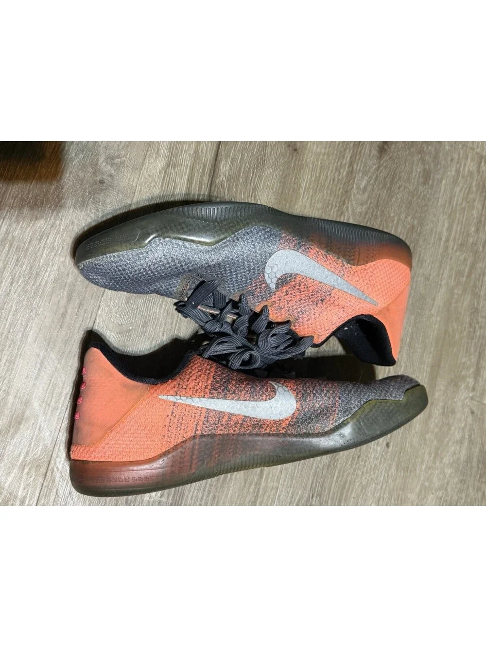 Nike Kobe Bryant 11 XI Elite Low Easter Sz 6.5 Youth Grey Mango 822945 078 NBA